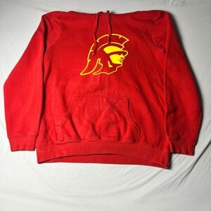 USC Trojans Authentic Apparel‎ Hoodie Womens Large Trojan Head Logo Sweatshirt
